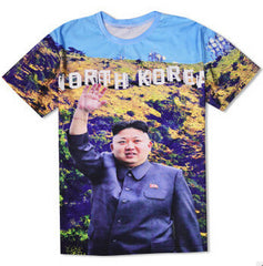 T-Shirt North Korea Kim Jong Un 3D Print