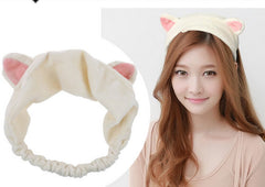 Korea Plush Rabbit Ear Headband